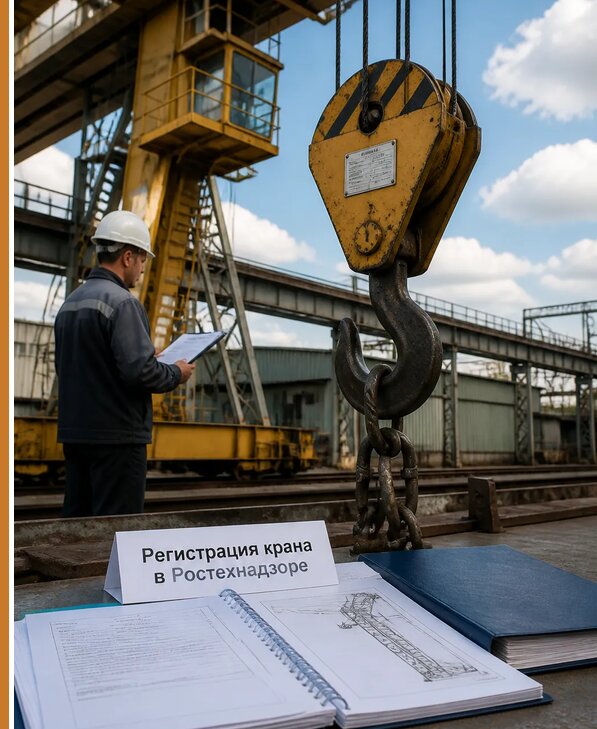 Регистрация крана в Ростехнадзоре в Сасове от 15158 р. | Авеста ОТиПБ